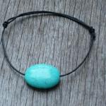 Bracelet lien magnesite turquoise